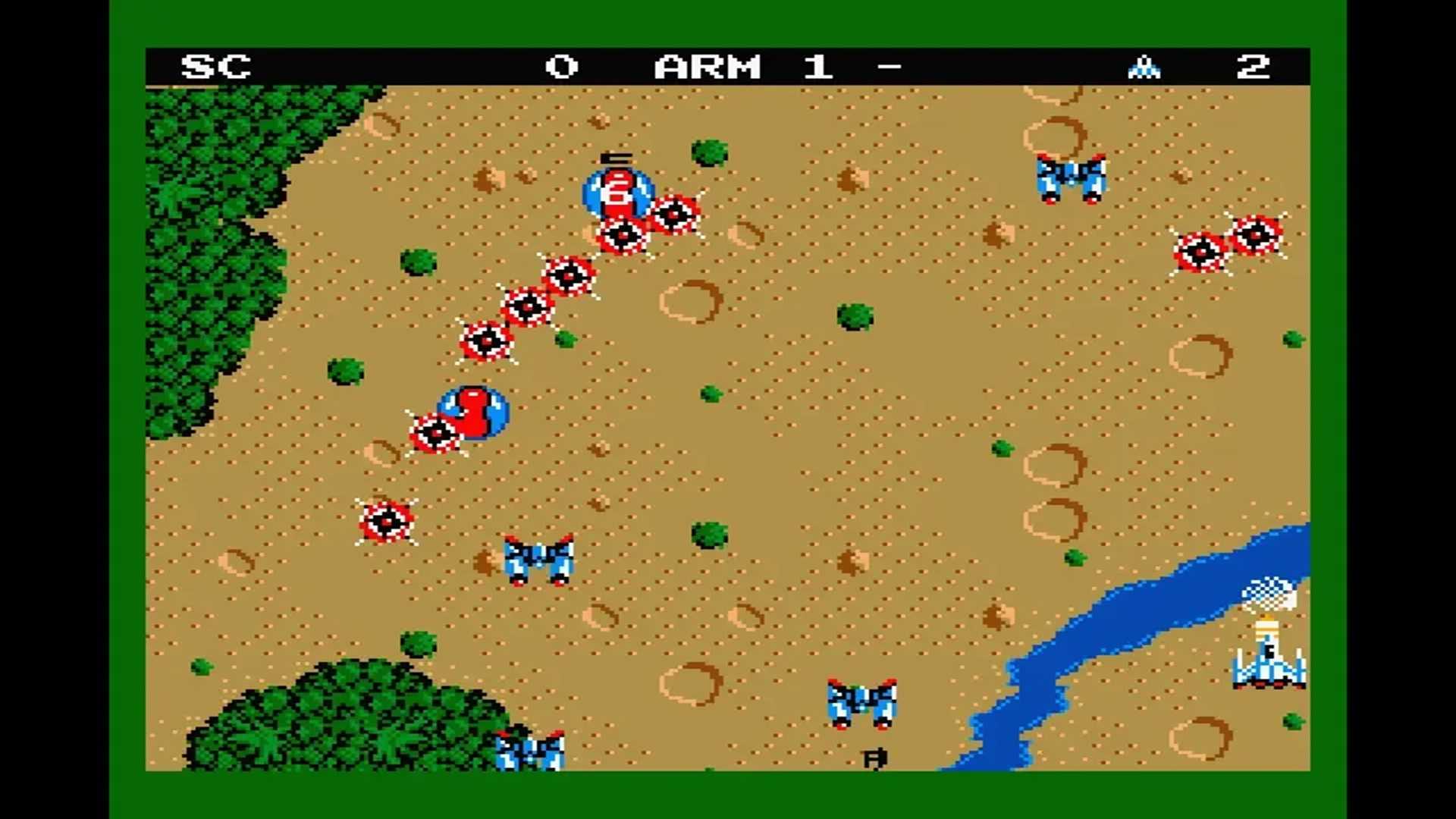 A screenshot of gameplay from Power Strike