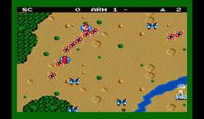 A screenshot of gameplay from Power Strike