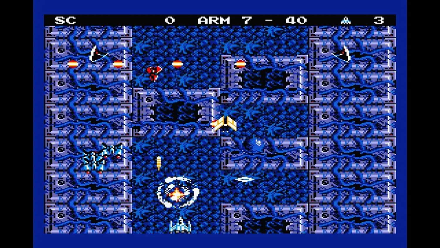 A screenshot of gameplay from Power Strike