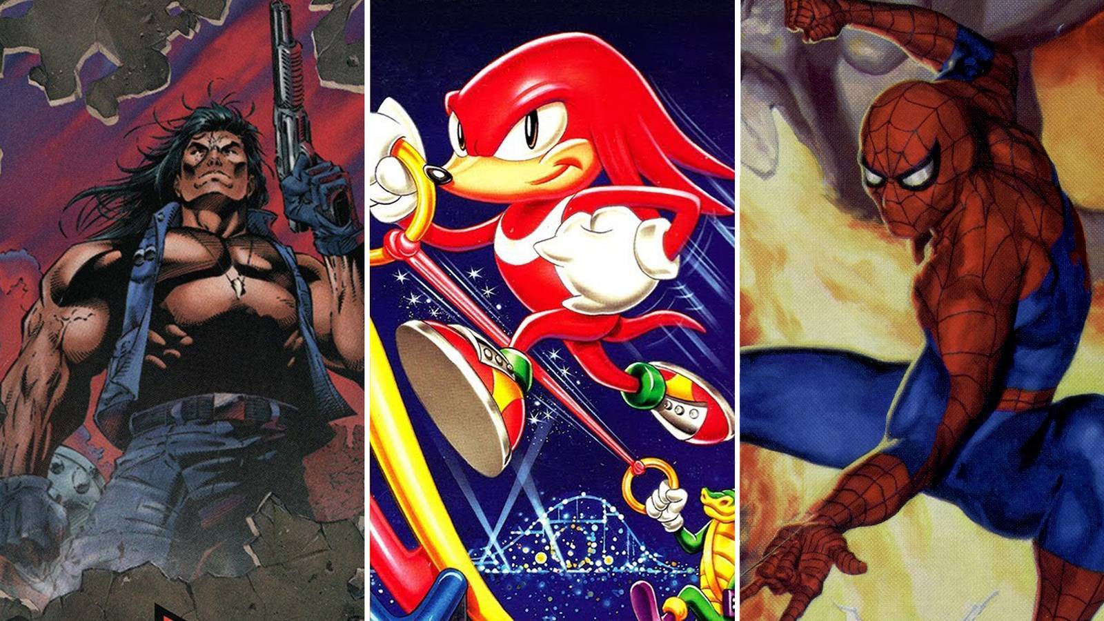 A combination of rare Sega 32X games