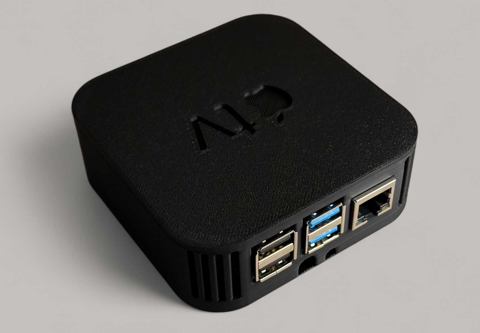 Black Raspberry Box Tv 5 3D printable enclosures that make your Raspberry Pi or ESP32 look ...
