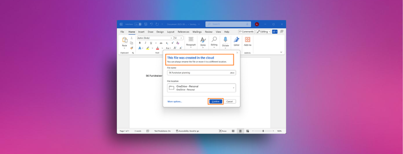 Back Up Word Getting your Word documents backed up is about to get a lot easier