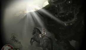 Wander close to a colossus in Shadow of the Colossus on PS2.