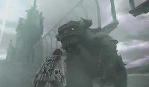 The second colossus in Shadow of the Colossus on PS2.
