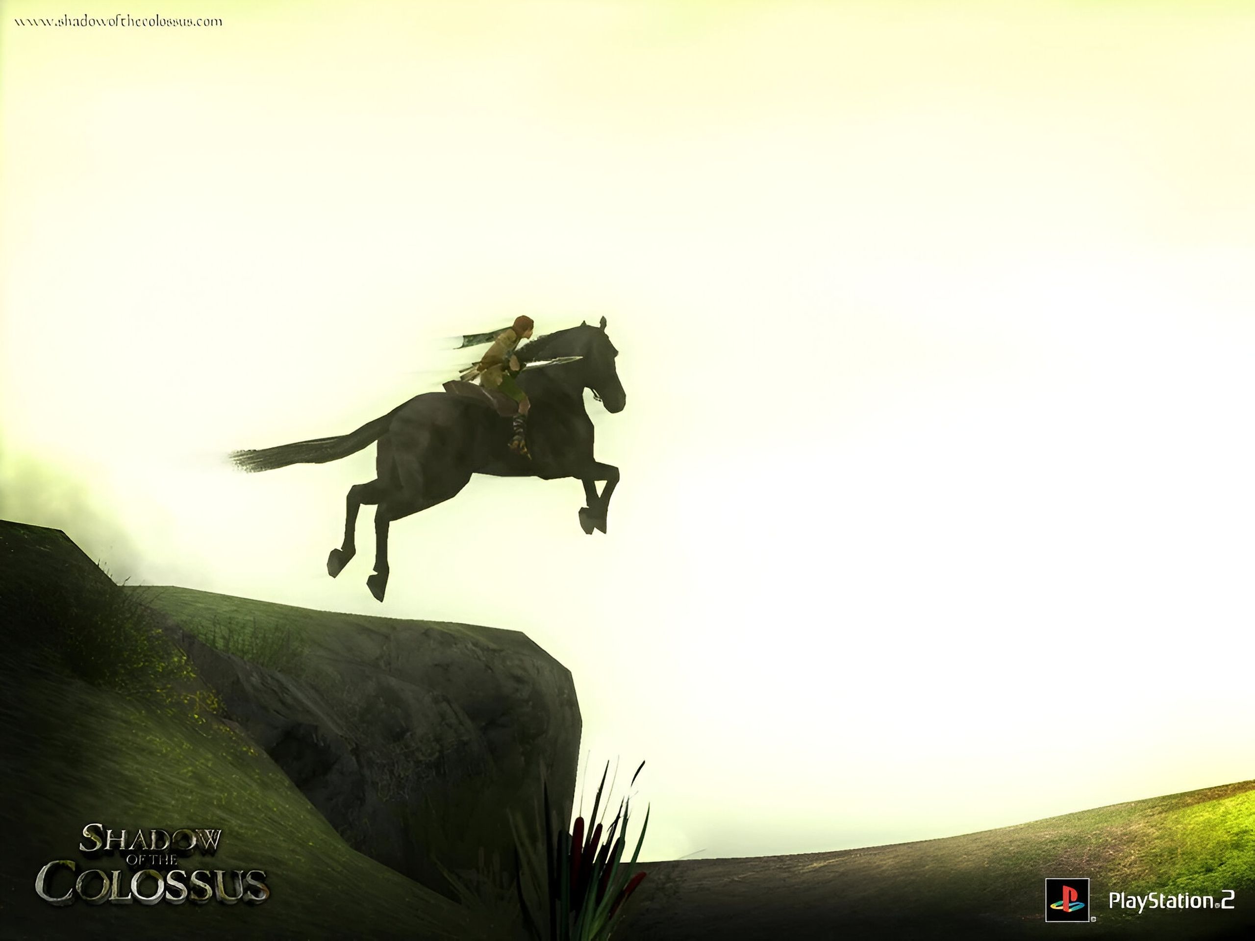 Wander on horseback in Shadow of the Colossus on PS2.
