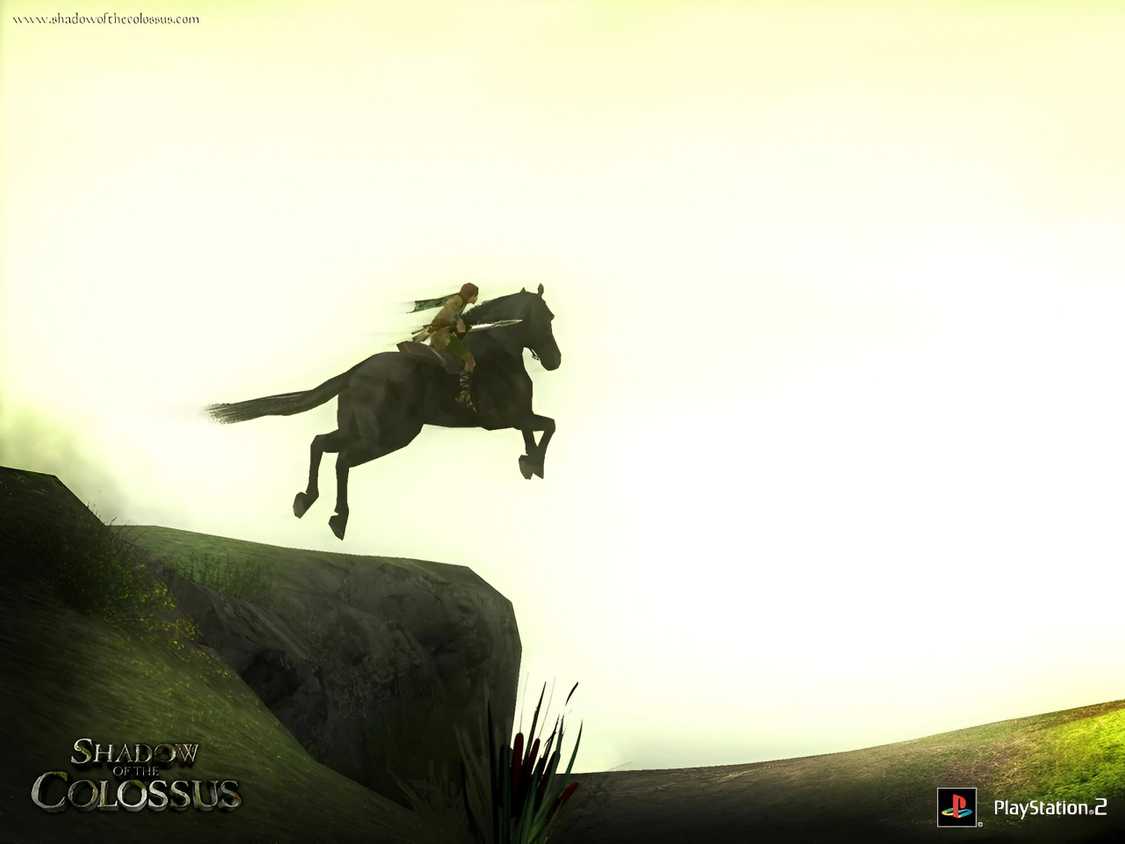 Wander on horseback in Shadow of the Colossus on PS2.
