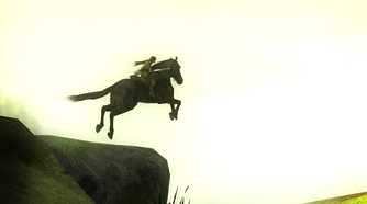 Wander on horseback in Shadow of the Colossus on PS2.