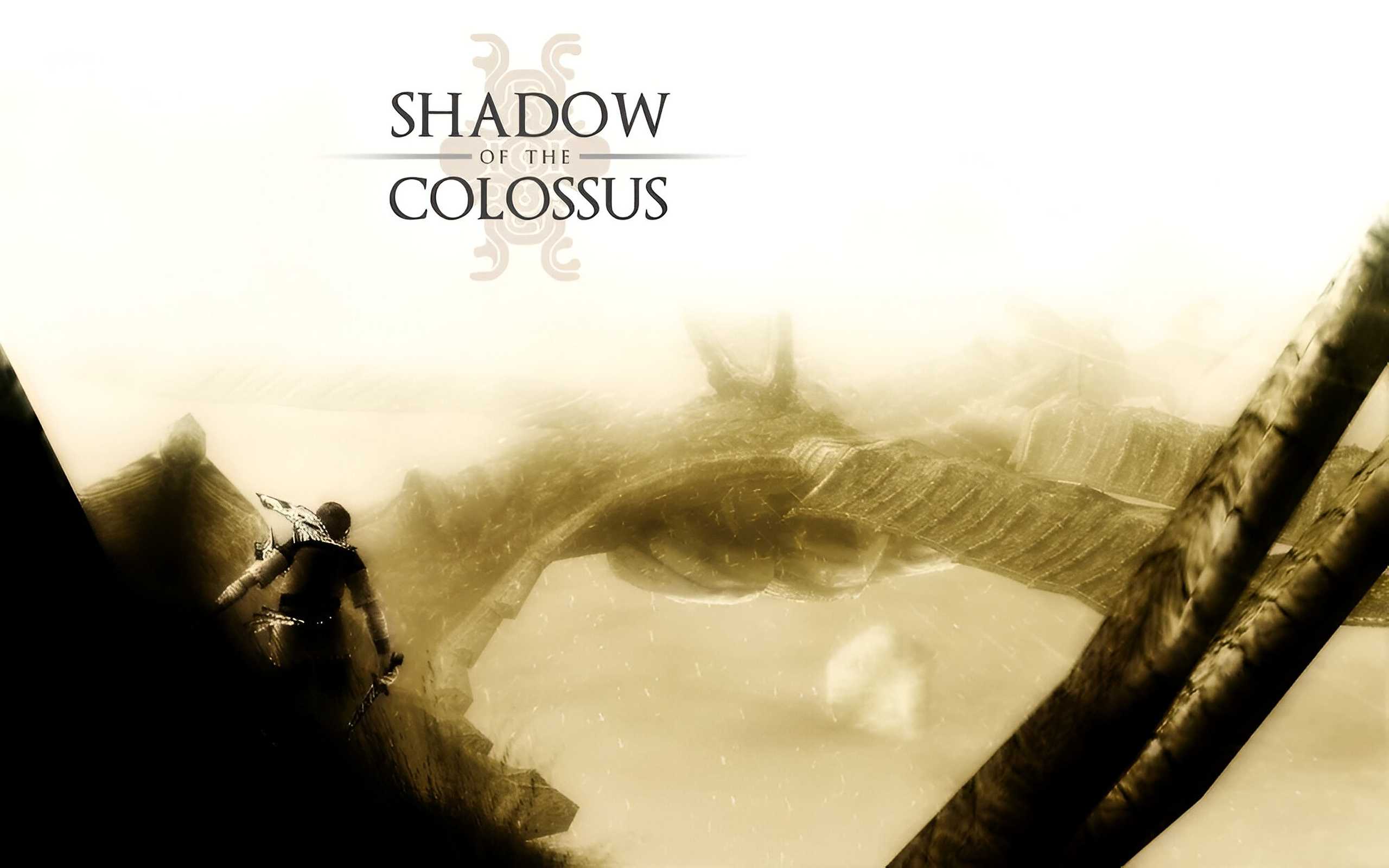 Screenshot from Shadow of the Colossus on PS2.