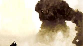 A wallpaper for Shadow of the Colossus on PS2.