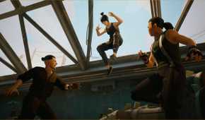 A combat encounter in Sifu.