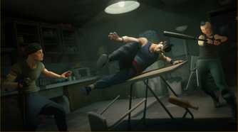 Combat in Sifu.