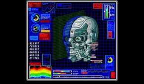 A screenshot of the intro to Snatcher