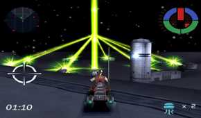 A screenshot of gameplay from Star Wars: Demolition