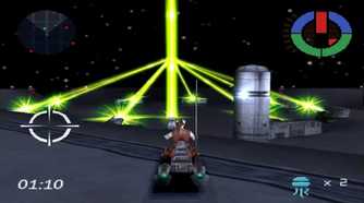 A screenshot of gameplay from Star Wars: Demolition