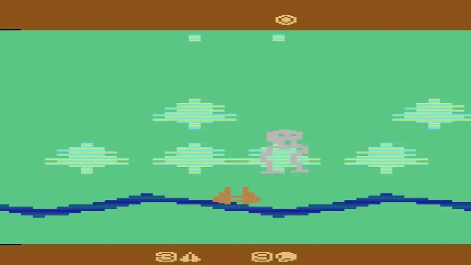 Una captura de pantalla del juego del cancelado Star Wars: El retorno del Jedi: Ewok Adventure