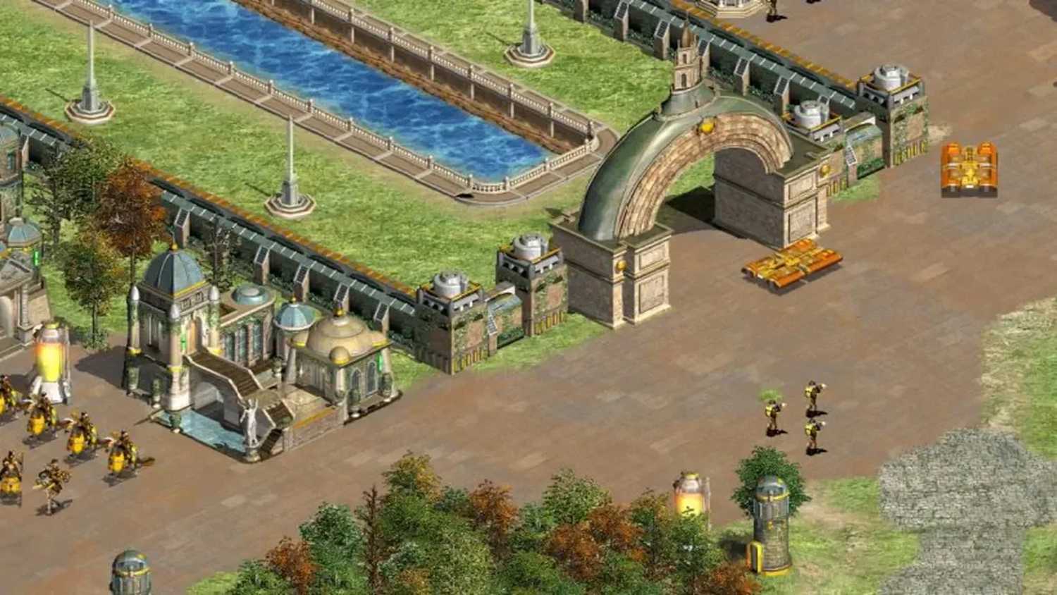 A screenshot of the CIS controlling Naboo in Star Wars: Galactic Battlegrounds