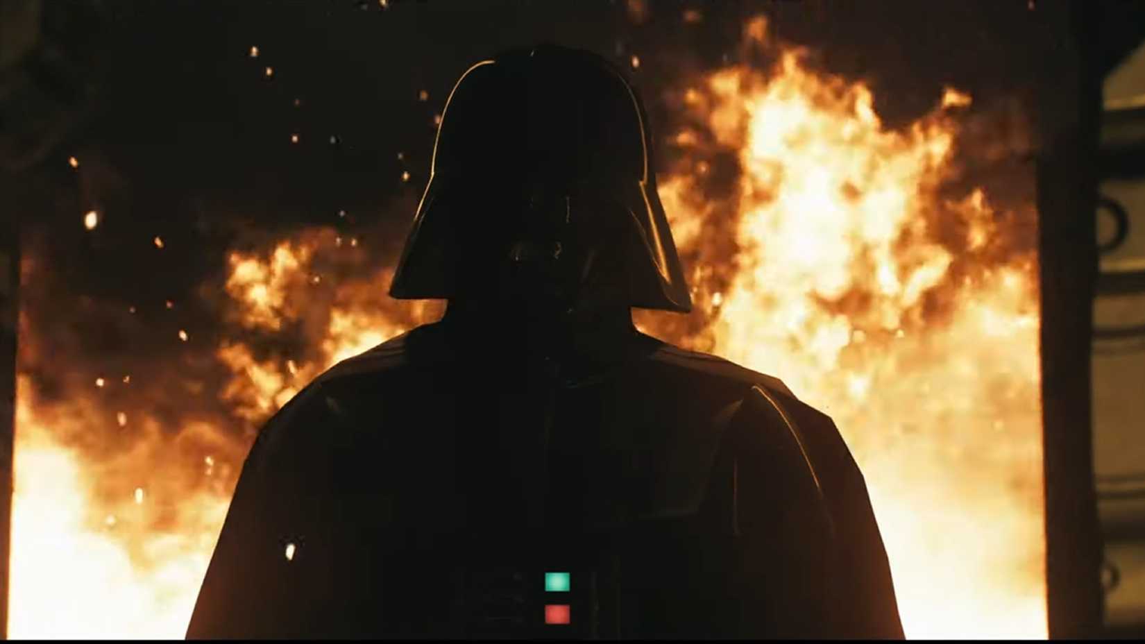 Una captura de pantalla de Darth Vader que aparece en Star Wars Jedi: Survivor