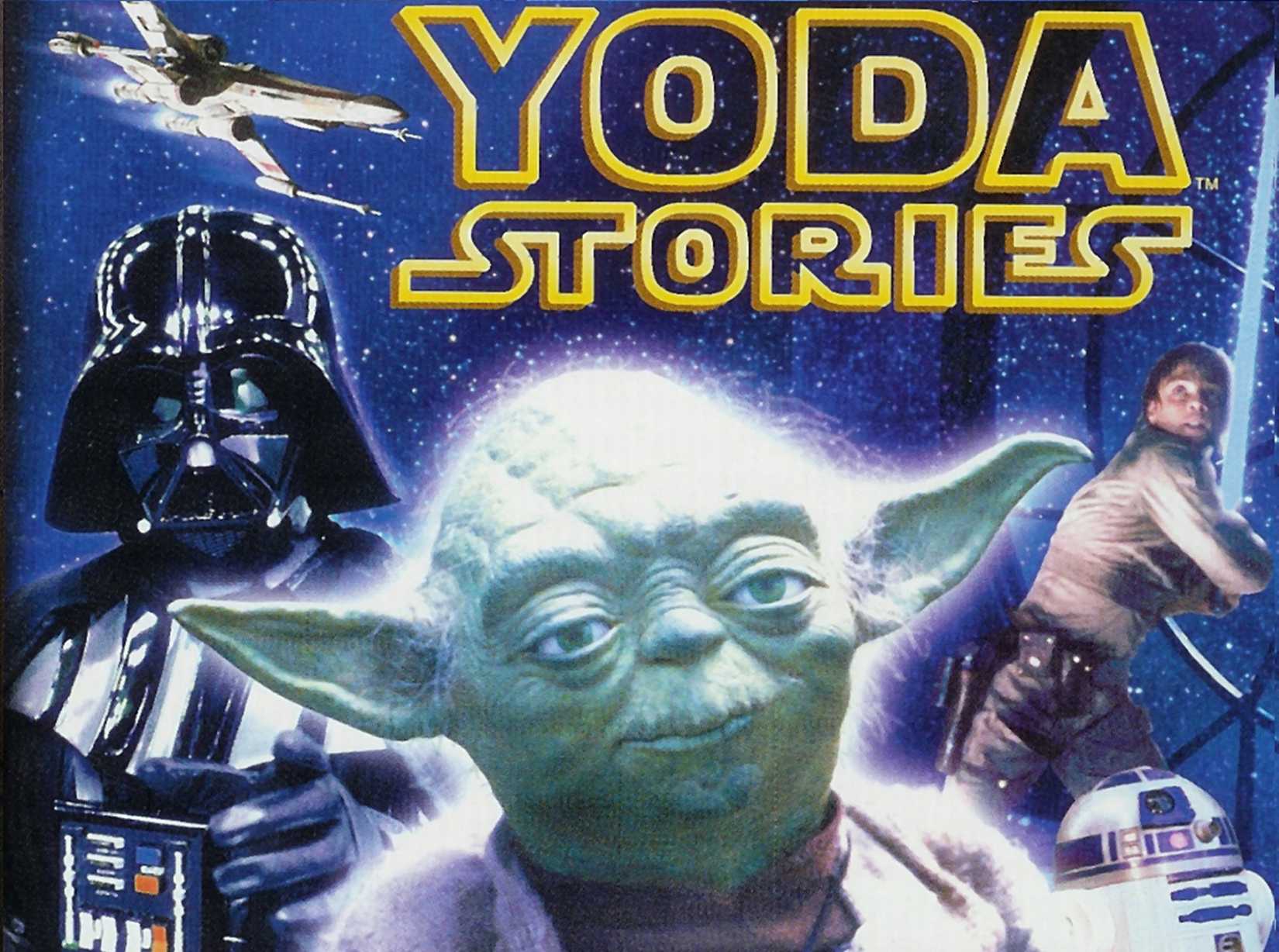 The Game Boy Color official box art for Star Wars: Yoda Stories