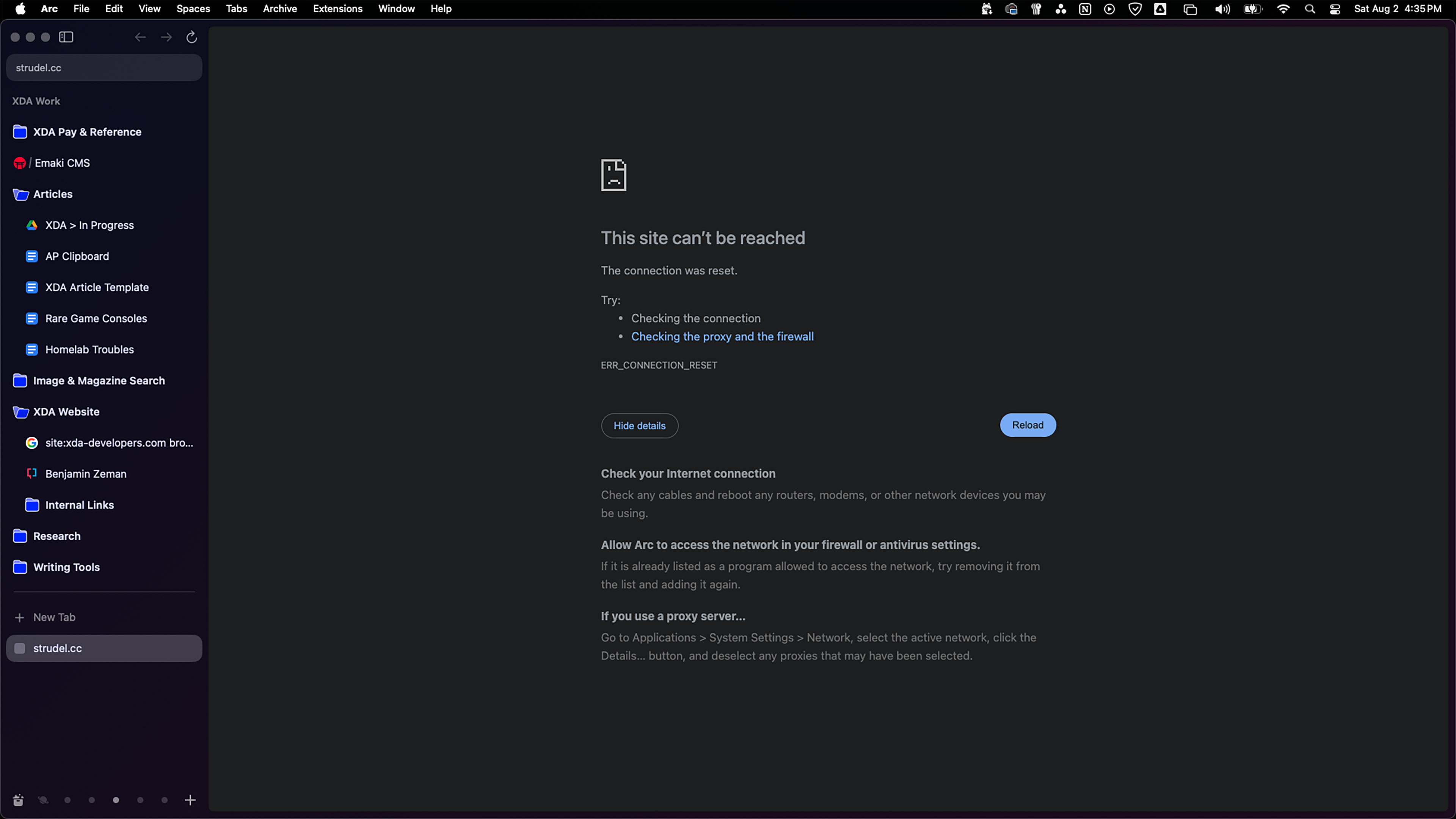 Live coding language for music, Strudel, website blocked