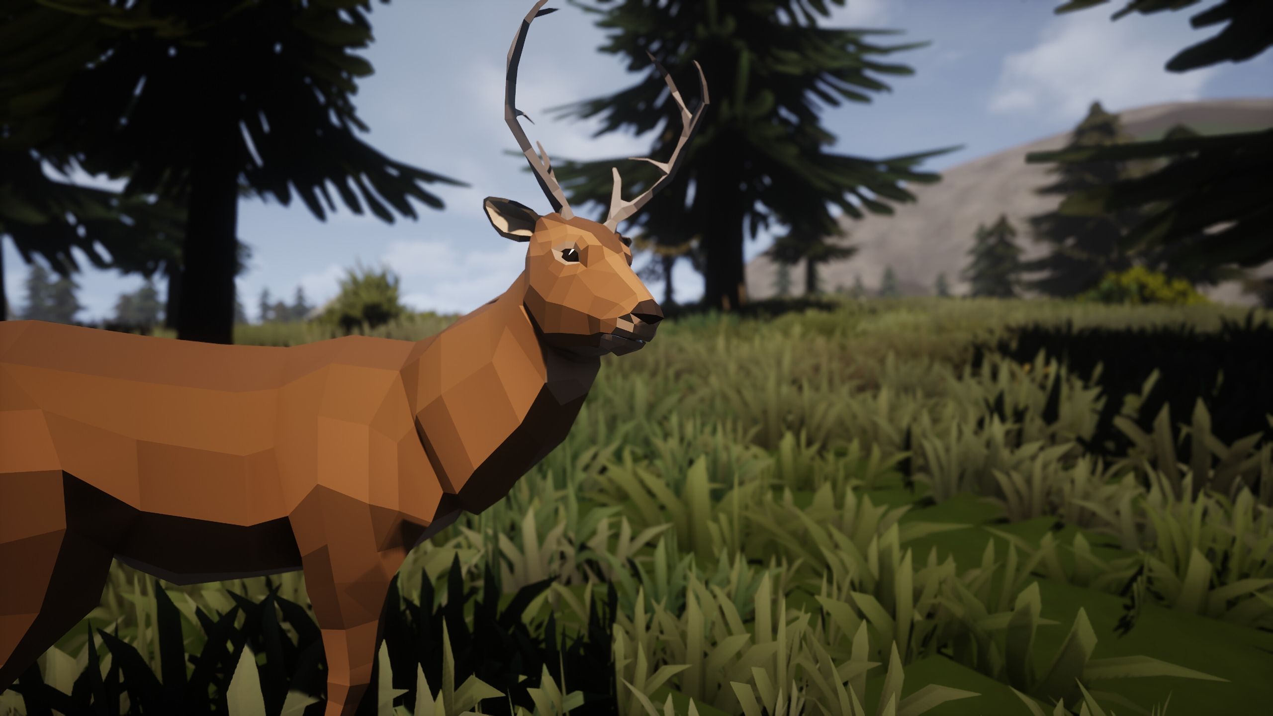 A deer in a forest in SurrounDead.