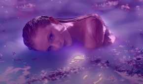 A shot from the Taylor Swift Lavander Haze music video
