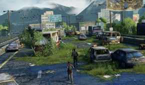 Joel and Ellie heading to Salt Lake City The Last of Us Remastered.
