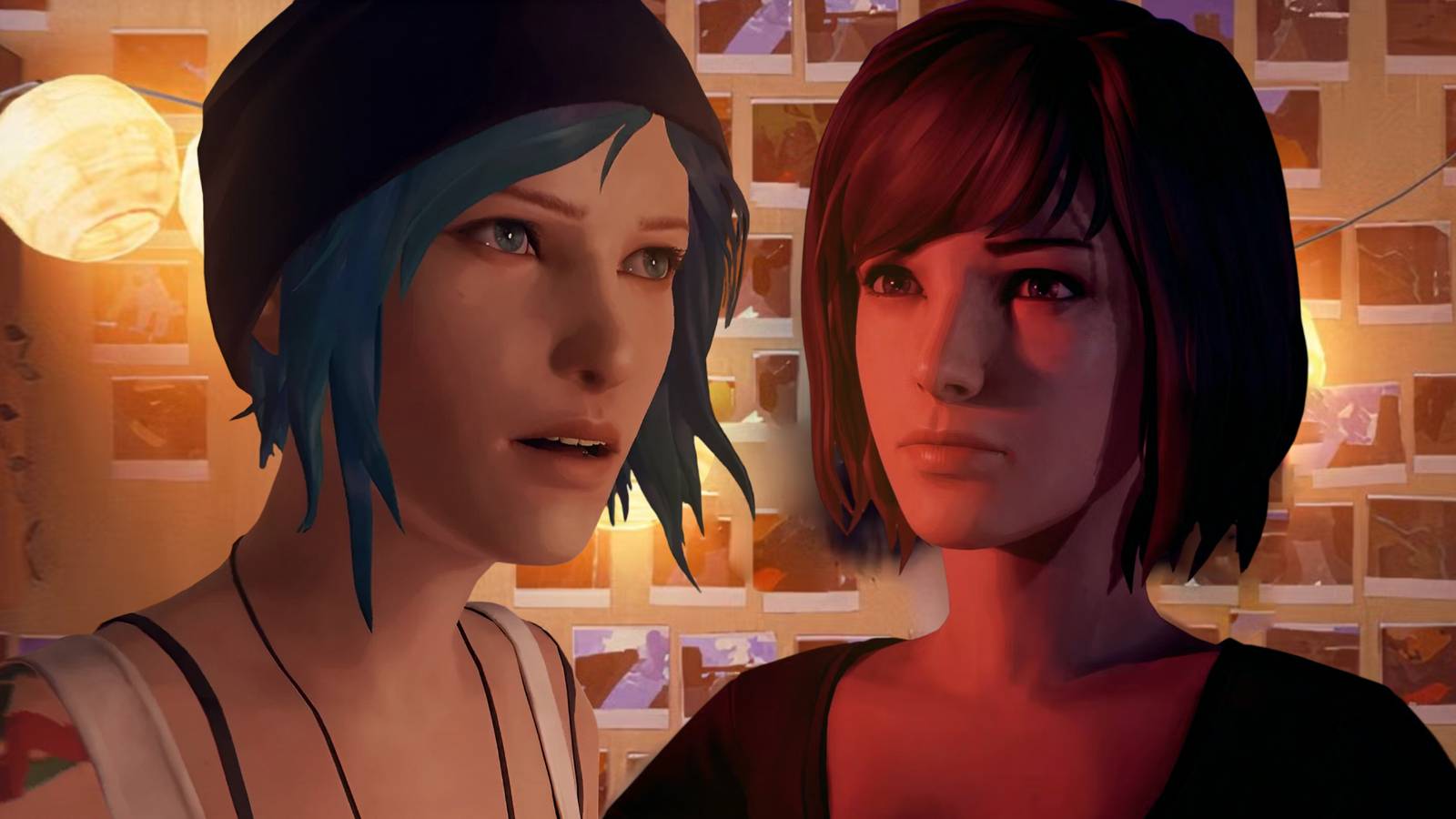 Chloe Price and Max Caulfield from Life is Strange.