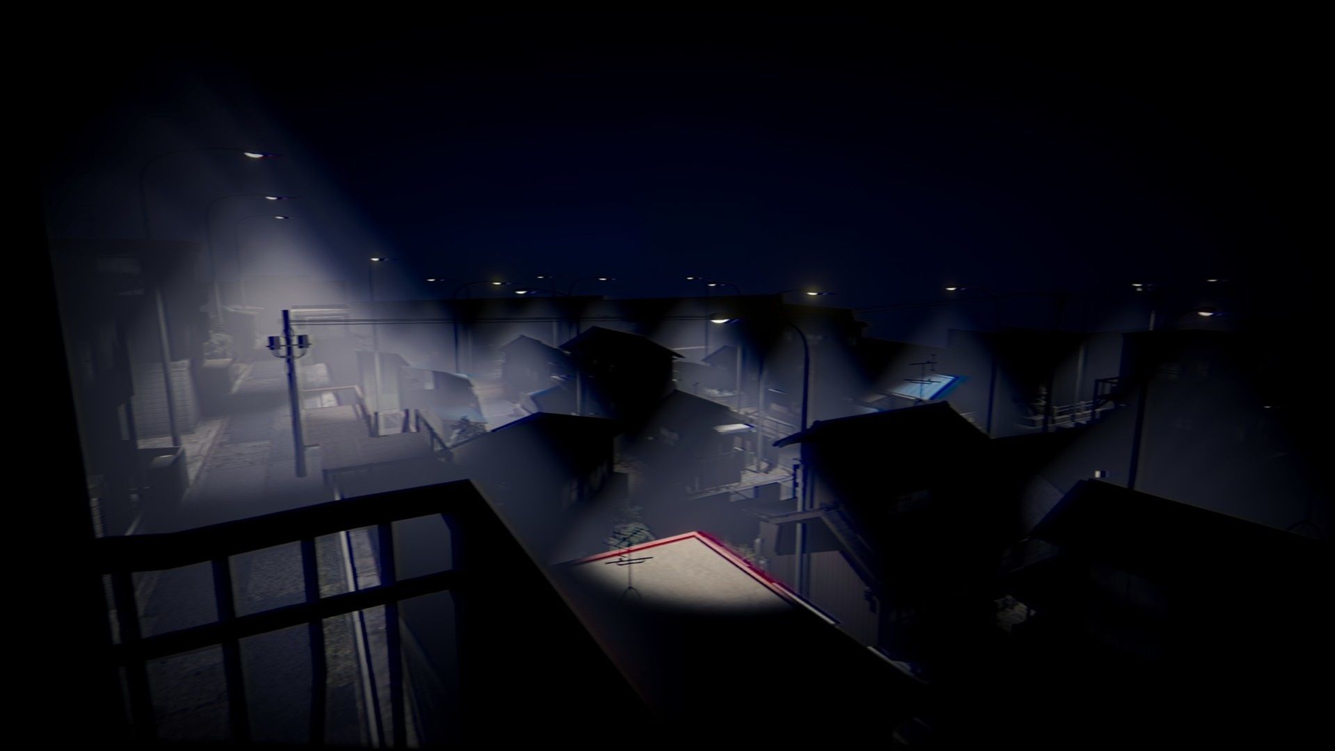 A screenshot of above the store from The Convenience Store