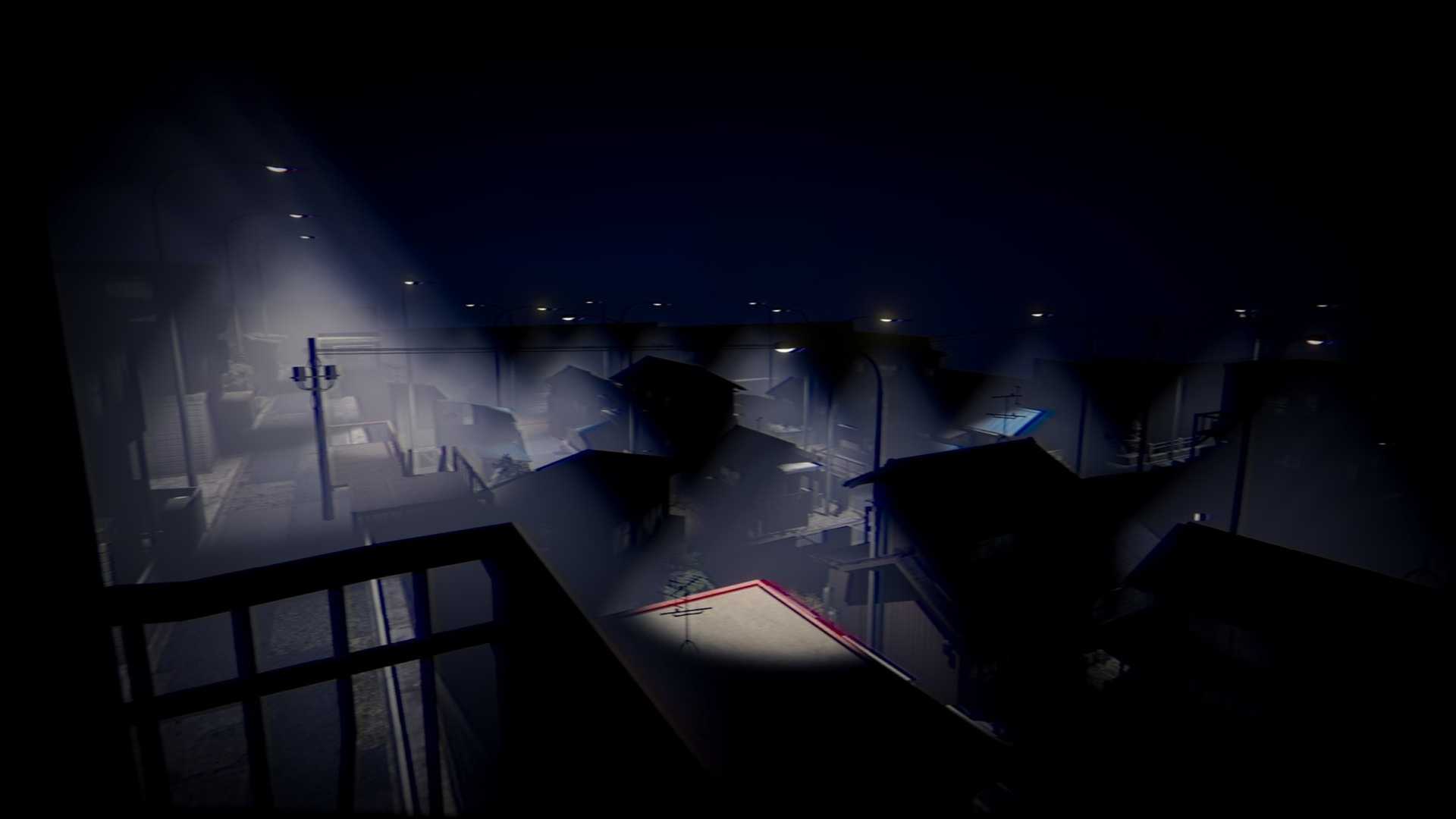 A screenshot of above the store from The Convenience Store