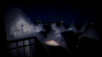 A screenshot of above the store from The Convenience Store