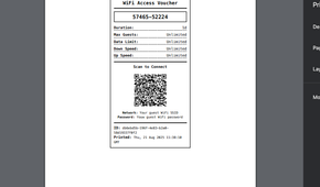 Unifi voucher manager voucher print