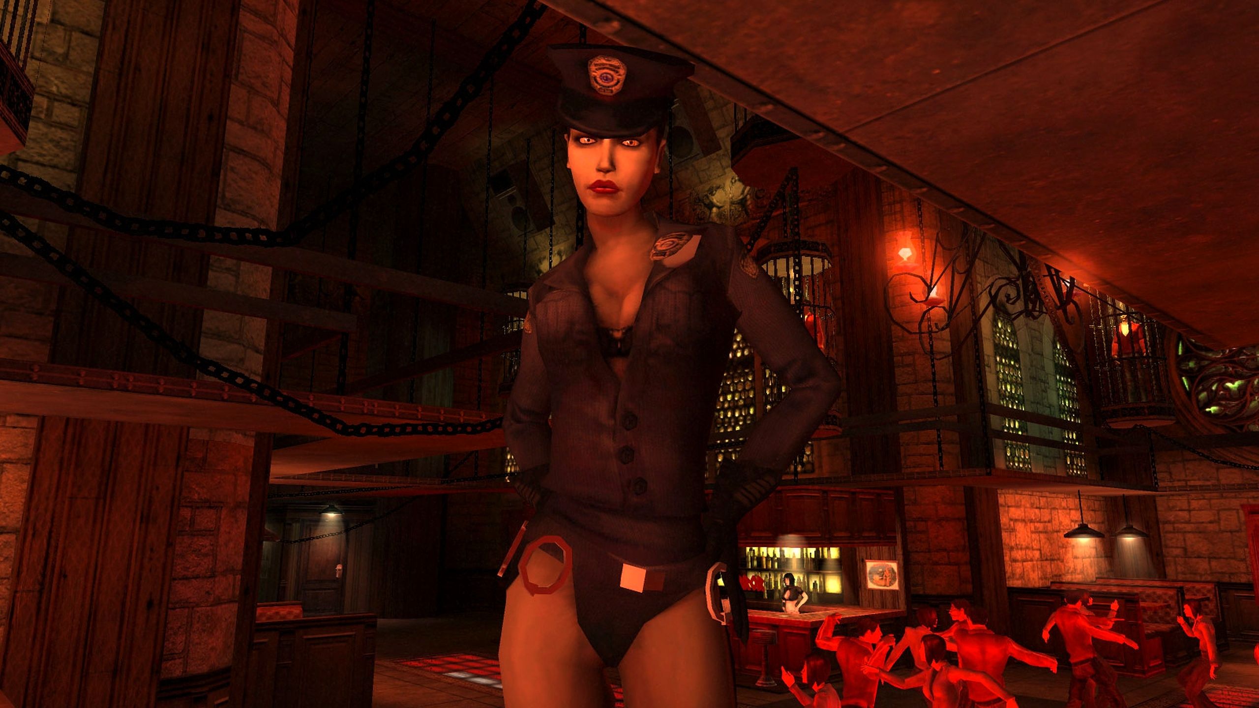 A policewoman in Vampire: The Masquerade — Bloodlines