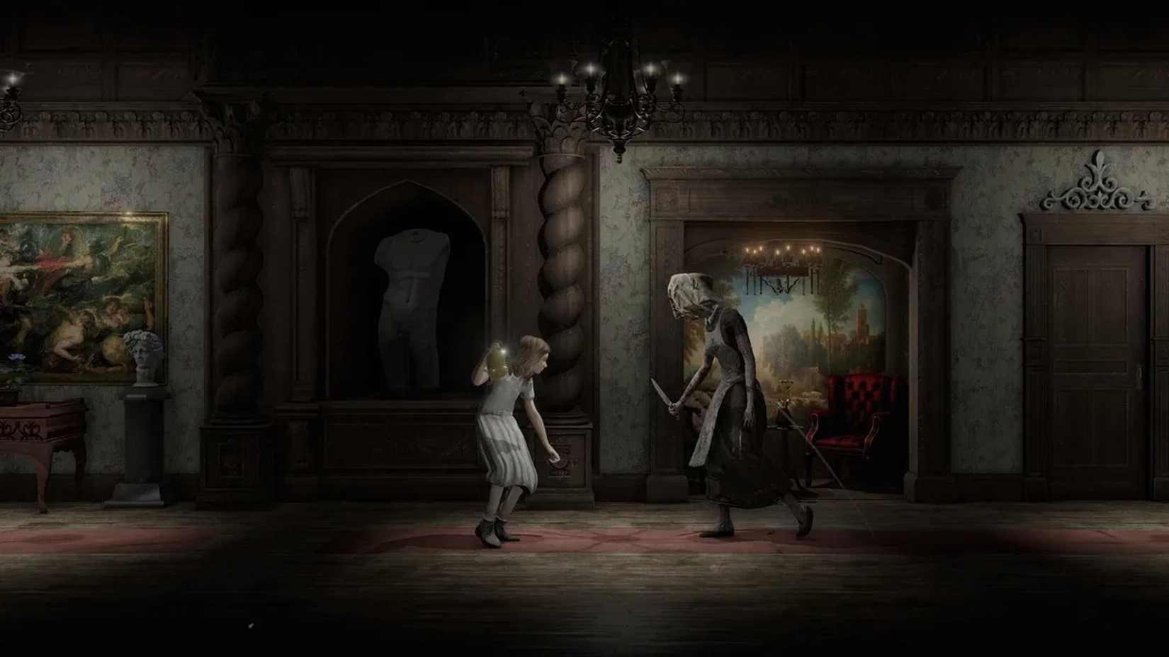 A screenshot of an encounter in Withering Rooms