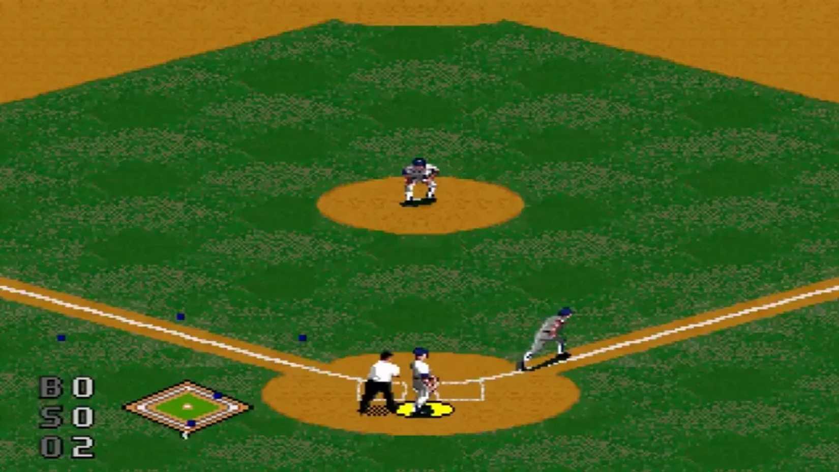 A screenshot of a game in World Series Baseball