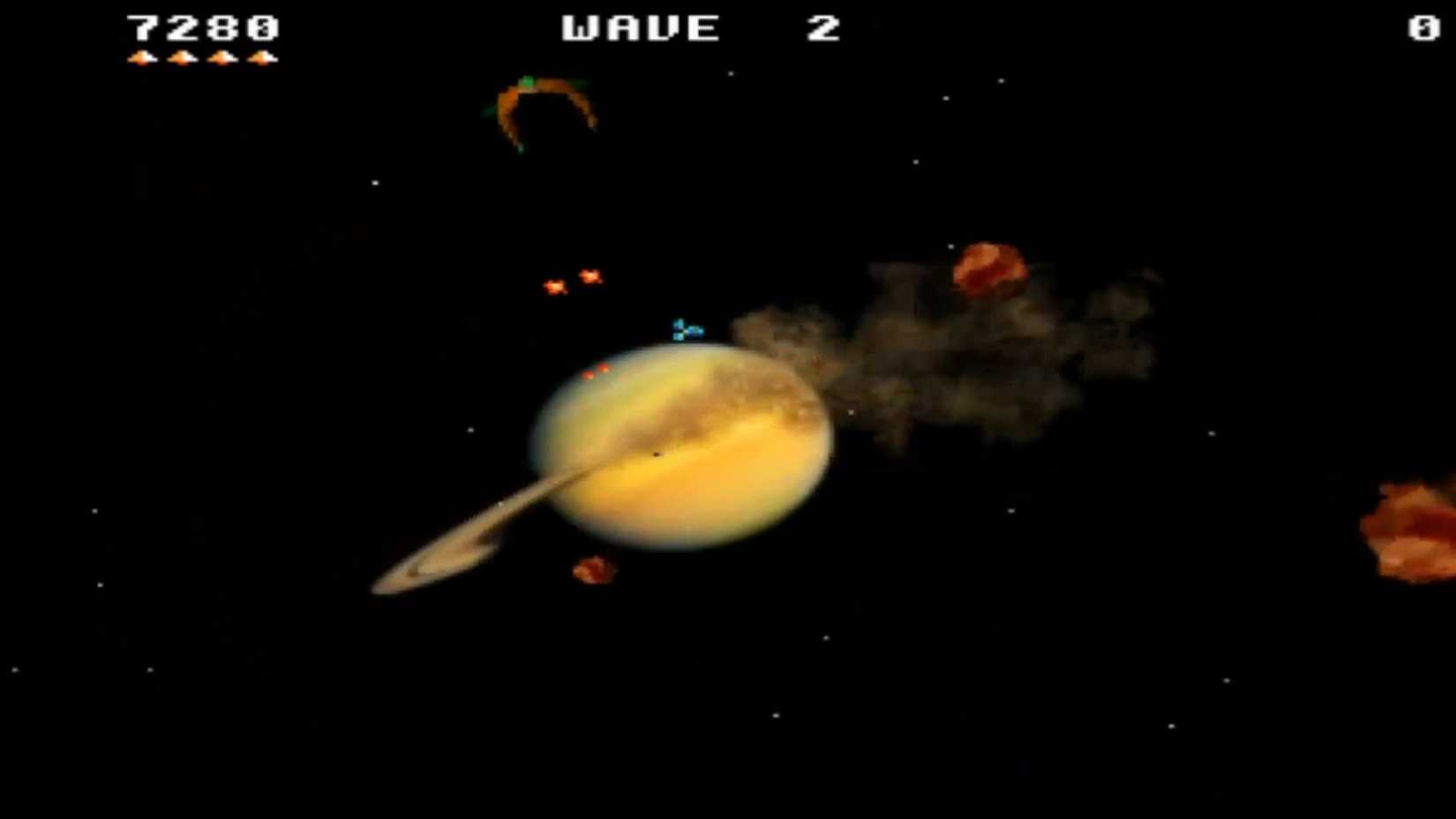 A screenshot of gameplay from Wormhole 2000