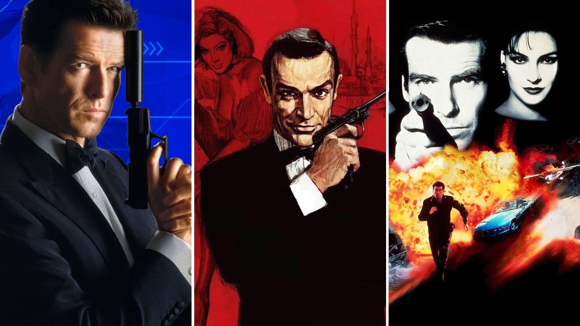 A combination of James Bond 007 games