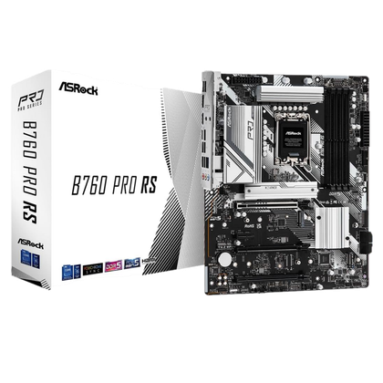 Transparent render of a black motherboard and its white box