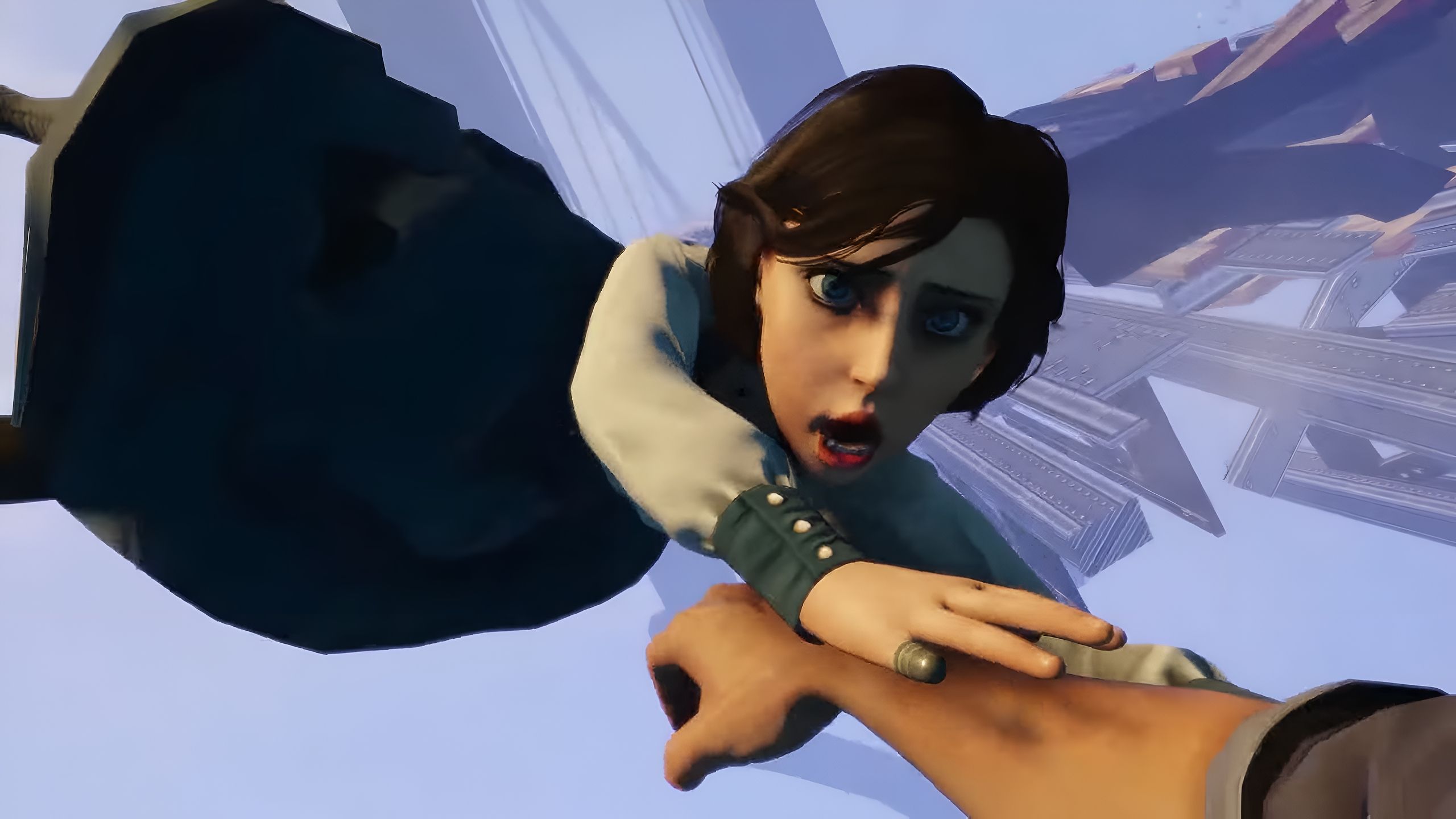 bioshock-infinite-elizabeth-and-booker-freefall