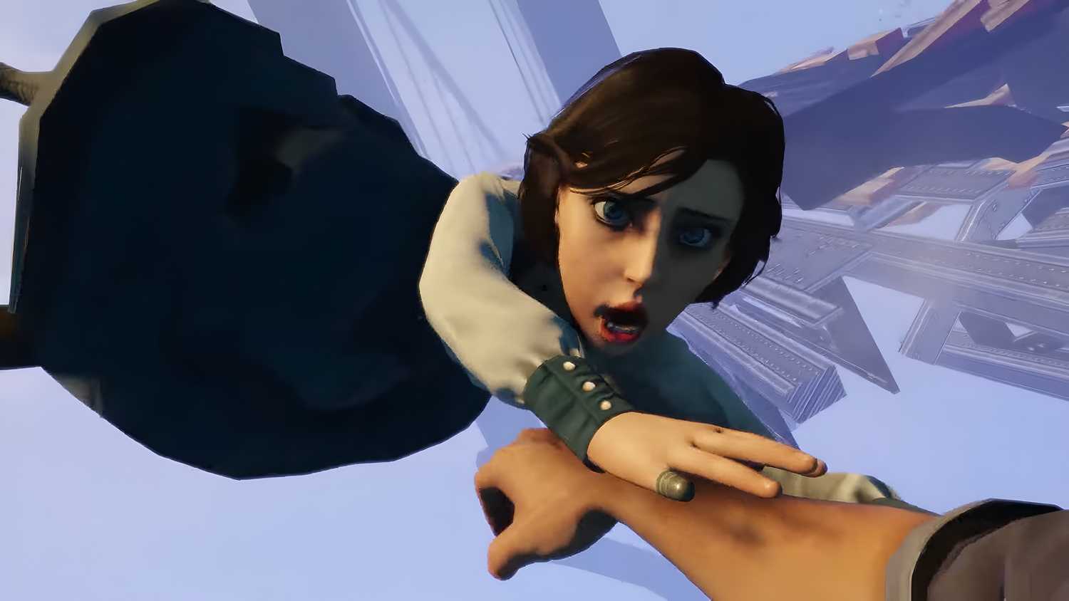 bioshock-infinite-elizabeth-and-booker-freefall