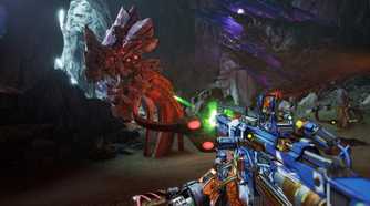 Gameplay screenshot of a boss fight in Borderlands 4.