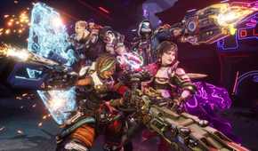 The Vault Hunter squad in Borderlands 4.