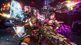 The Vault Hunter squad in Borderlands 4.