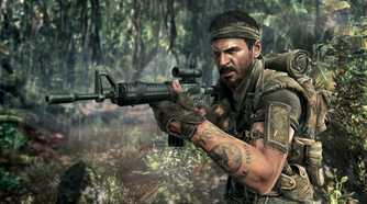 Frank Woods in a forest in Call of Duty: Black Ops.