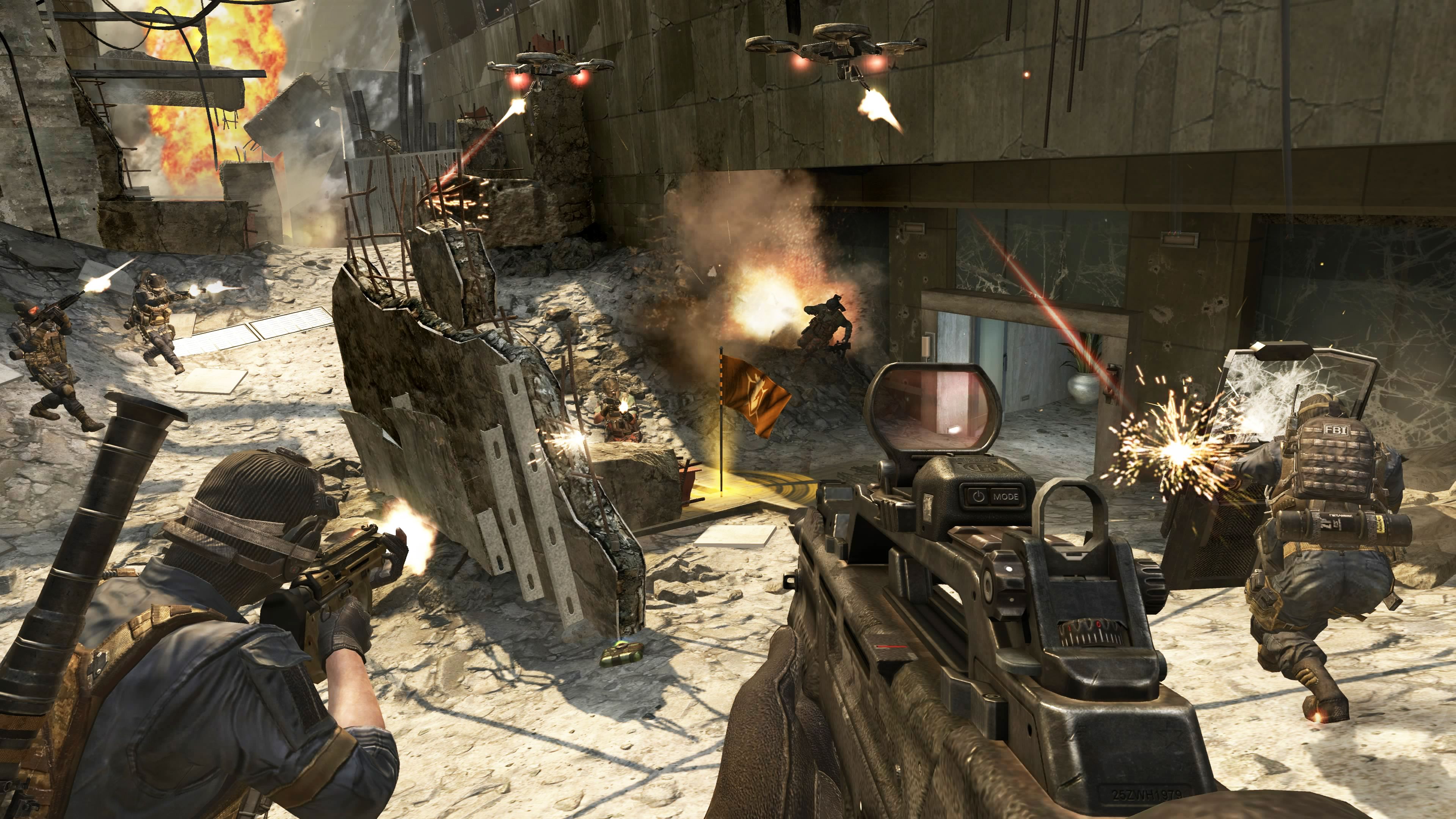 Combat in Call of Duty: Black Ops II.