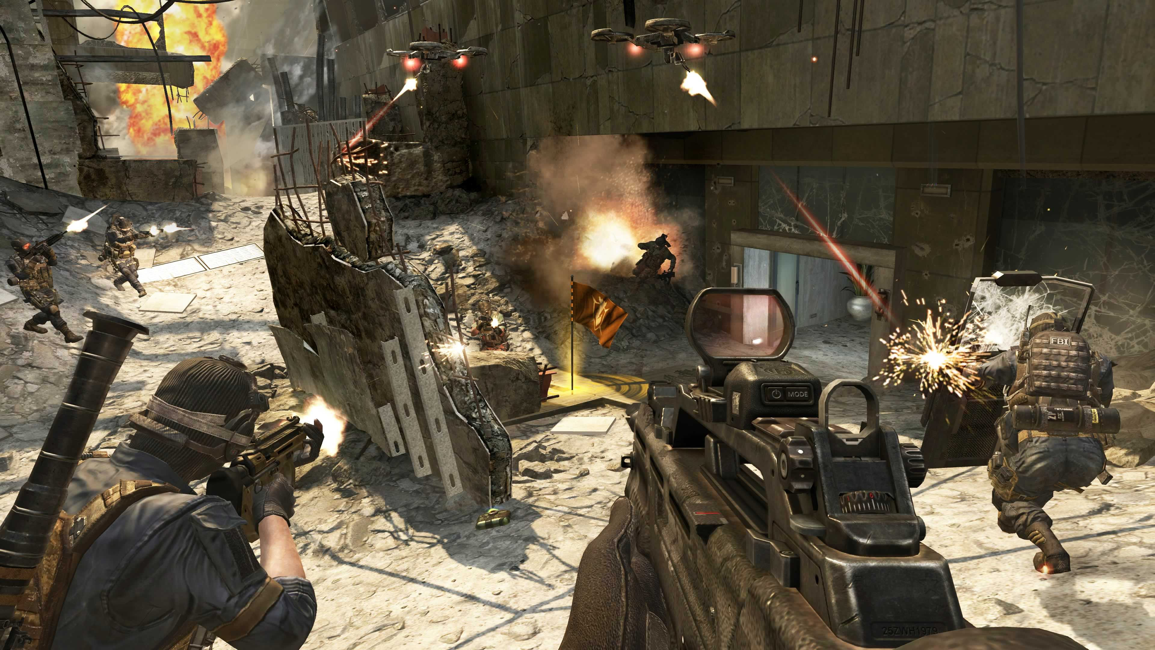 Combat in Call of Duty: Black Ops II.