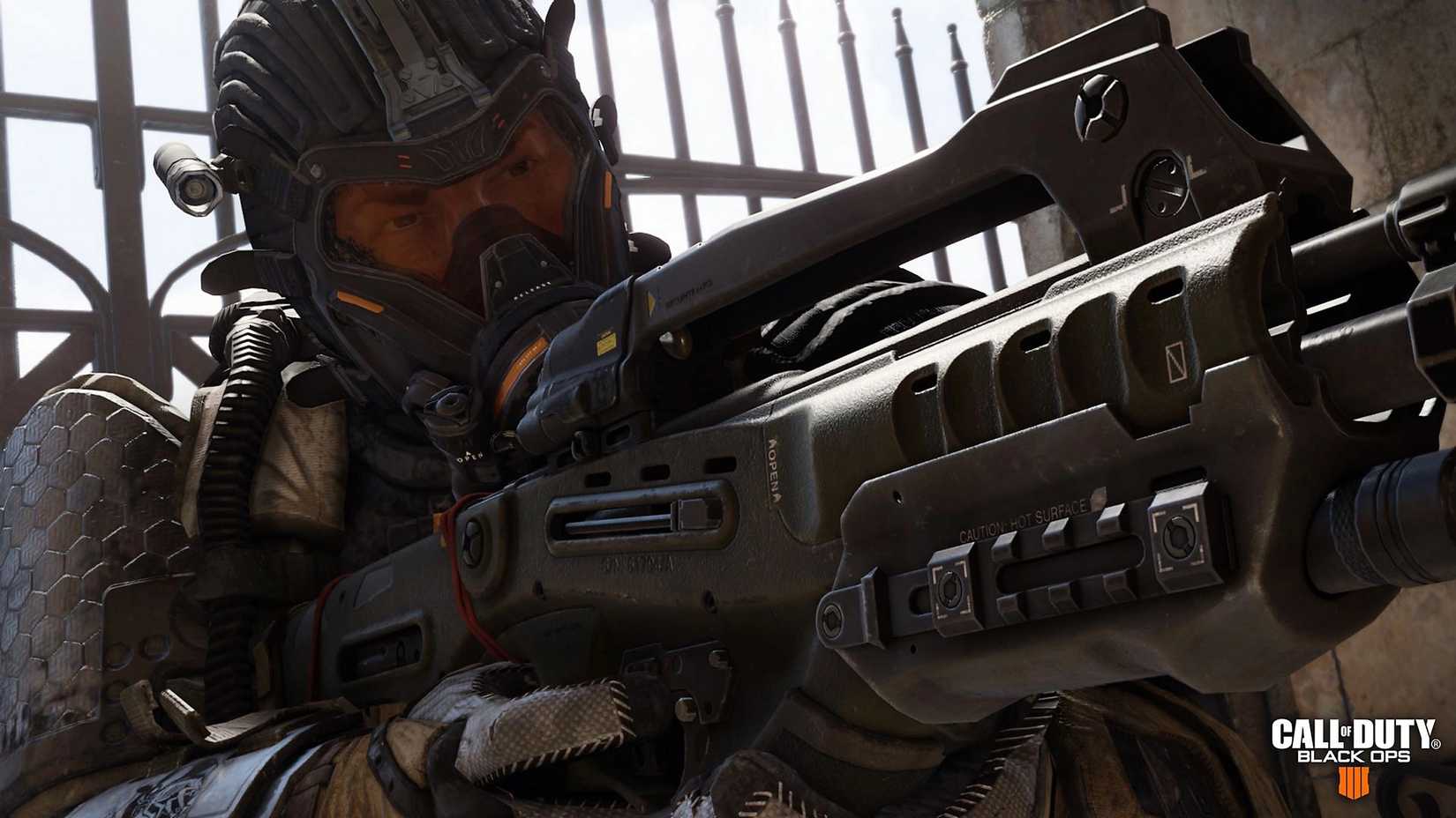 An operator holding a rifle in Call of Duty: Black Ops 4.