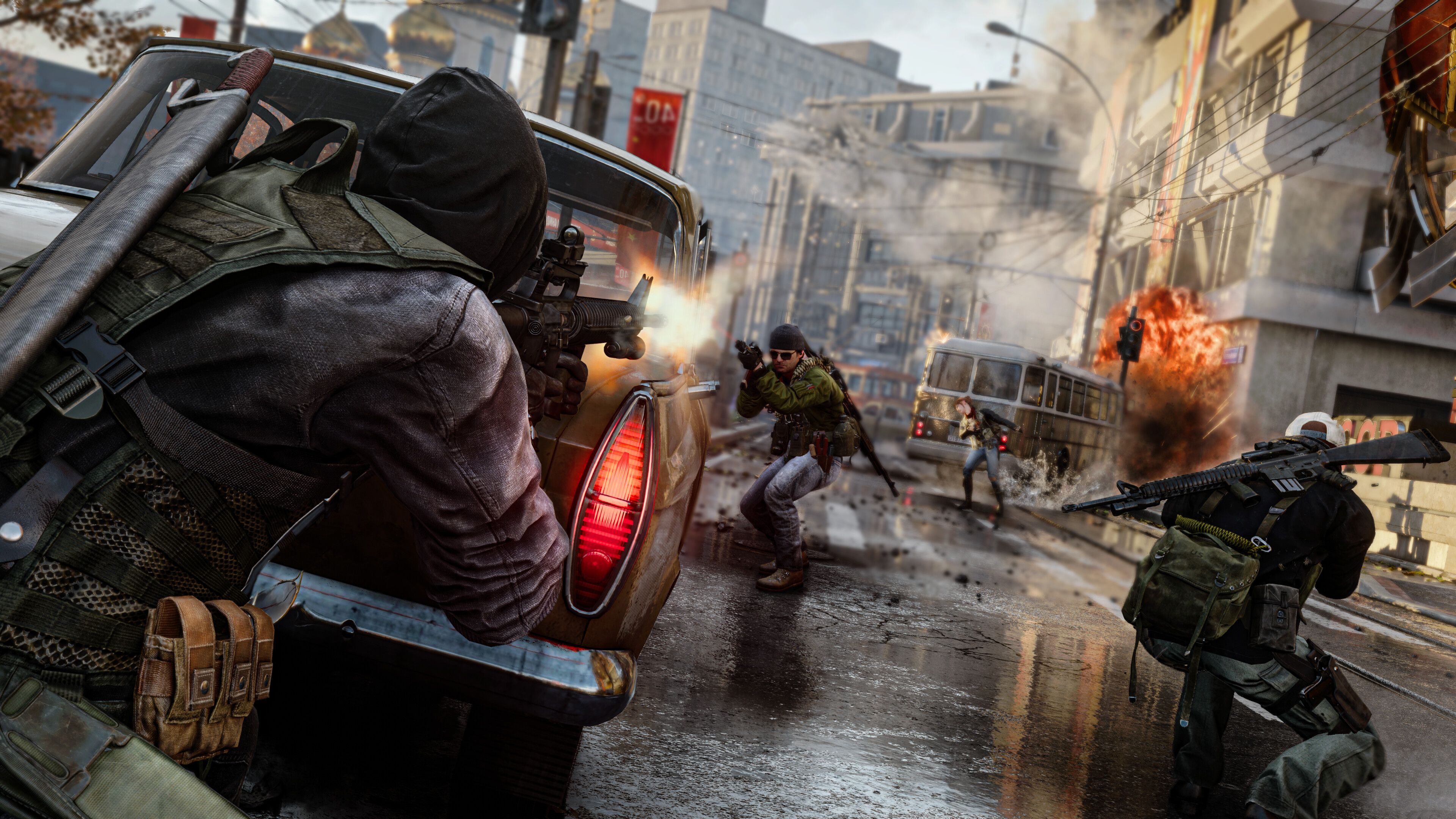 A screenshot of combat from Call of Duty: Black Ops Cold War.