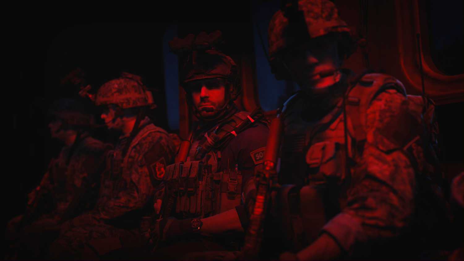 Task Force 141 in a helicopter in Call of Duty: Modern Warfare II.