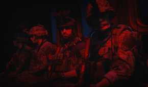Task Force 141 in a helicopter in Call of Duty: Modern Warfare II.