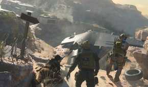 A crashed plane's wreckage in Call of Duty: Modern Warfare III.